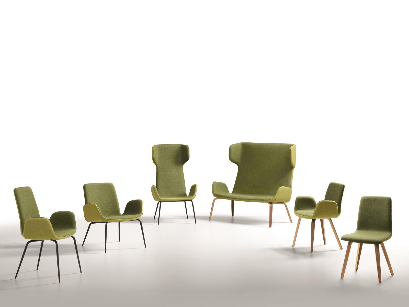 LIGHT S L TS Upholstered fabric chair