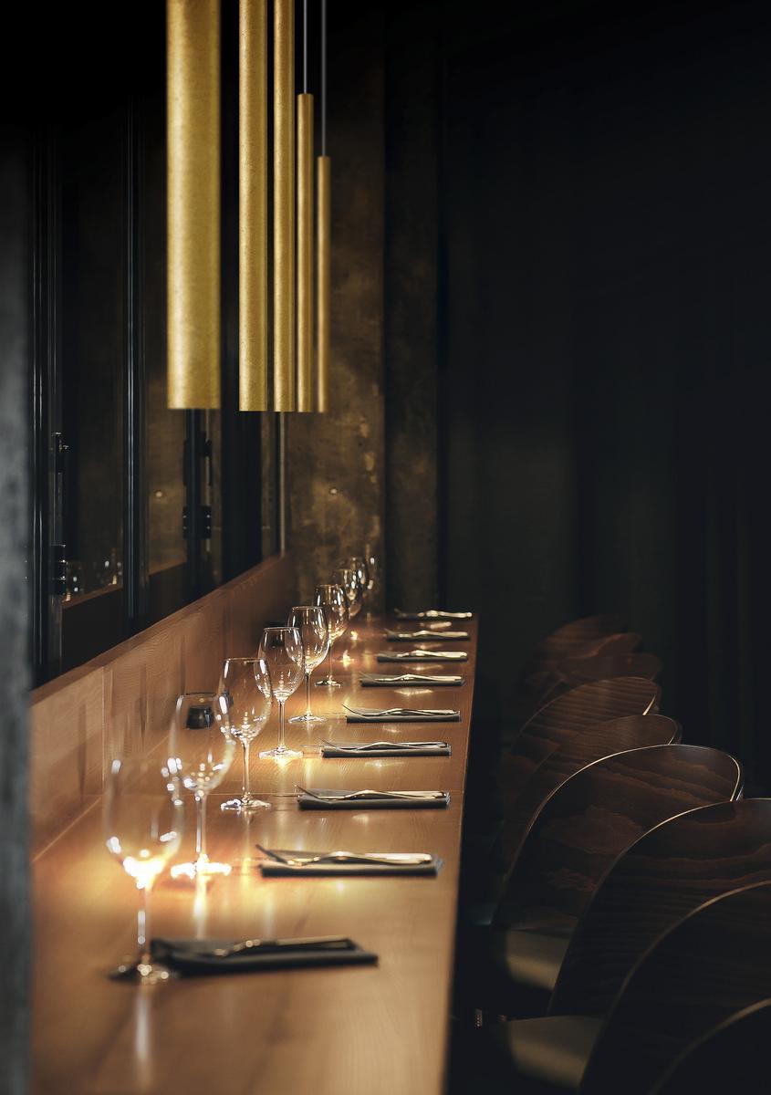 TO BE LED extruded aluminium pendant lamp