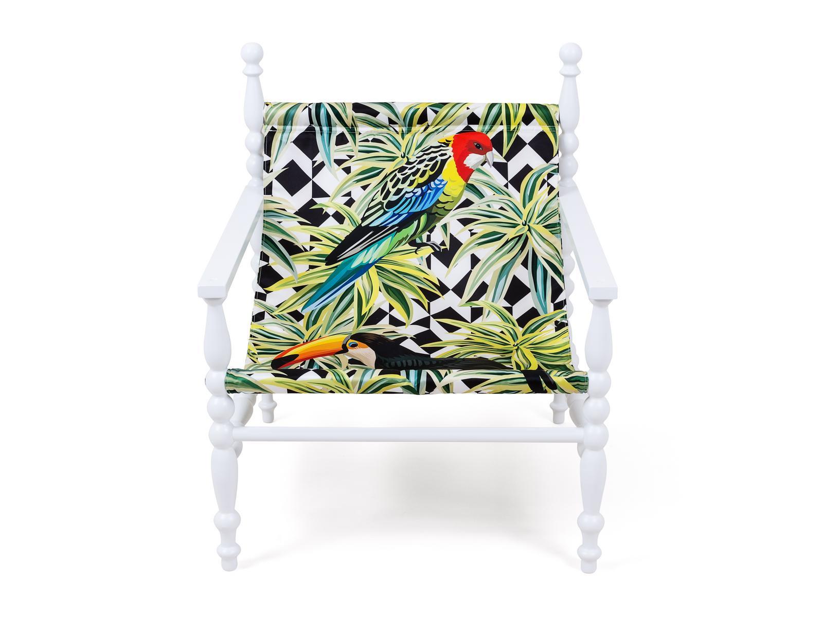 HERITAGE Polyester easy chair with armrests