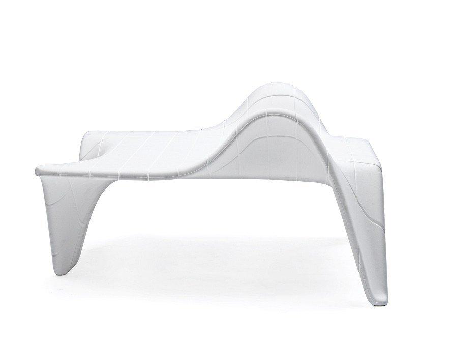 F3 Sectional modular garden armchair with footstool