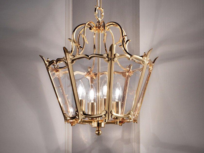 BRASS &AMP; SPOTS VE 1069 S4 Incandescent brass pendant lamp
