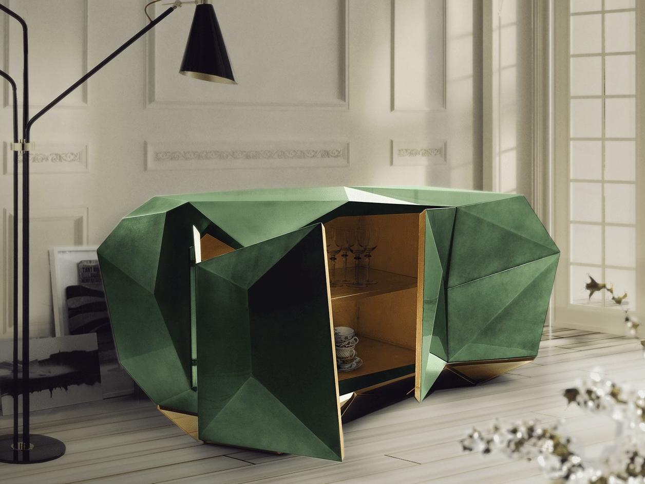 DIAMOND Wooden sideboard with doors