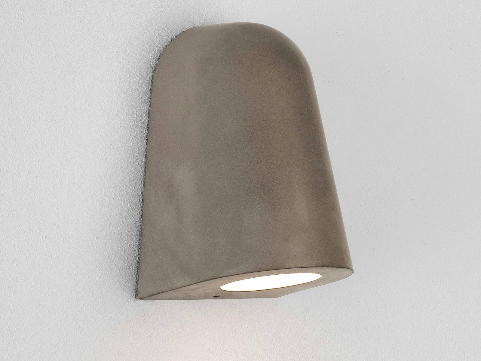 MAST LIGHT Cement outdoor wall lamp with dimmer