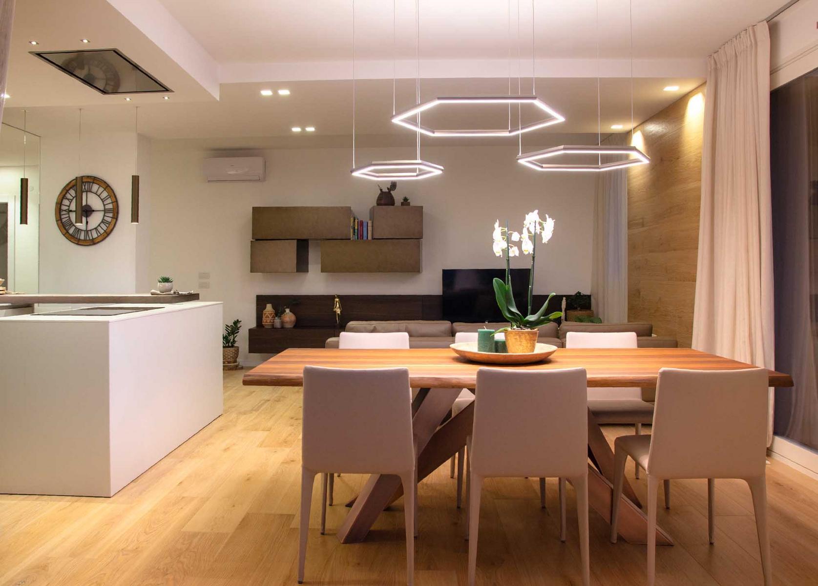 POLY ESAGONO LED pendant lamp