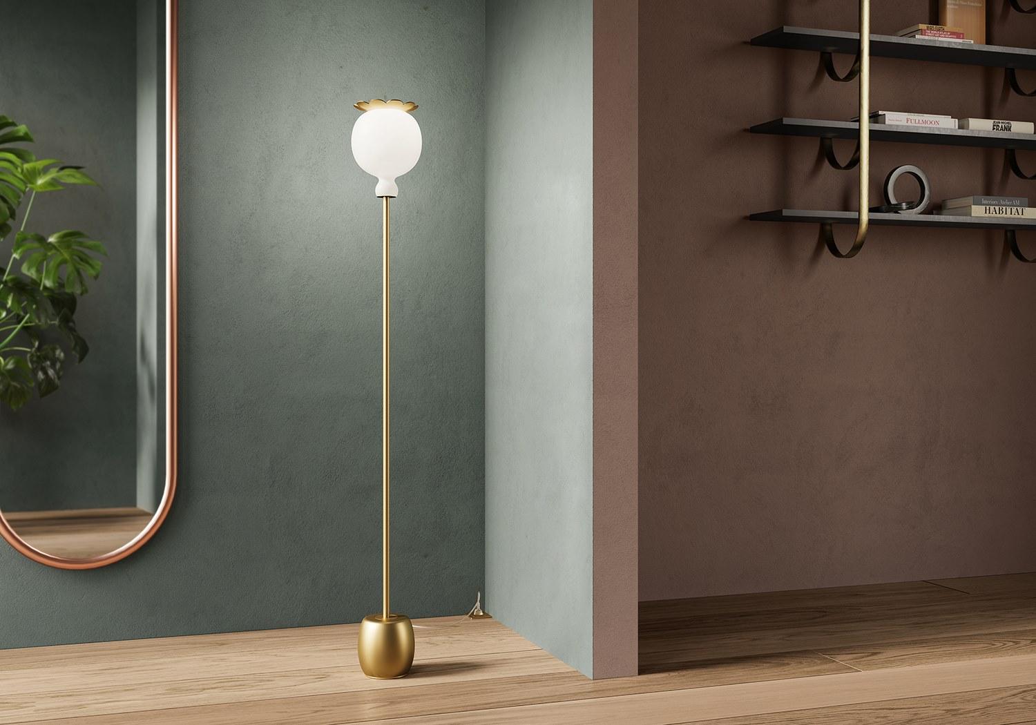 OPYO Opal glass floor lamp