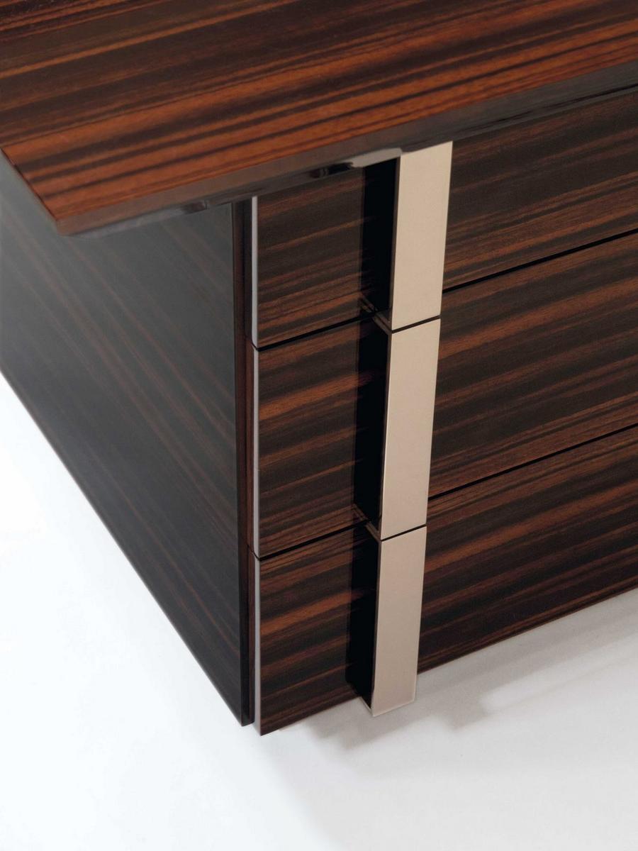 LINCOLN XL Rectangular wooden writing desk with drawers