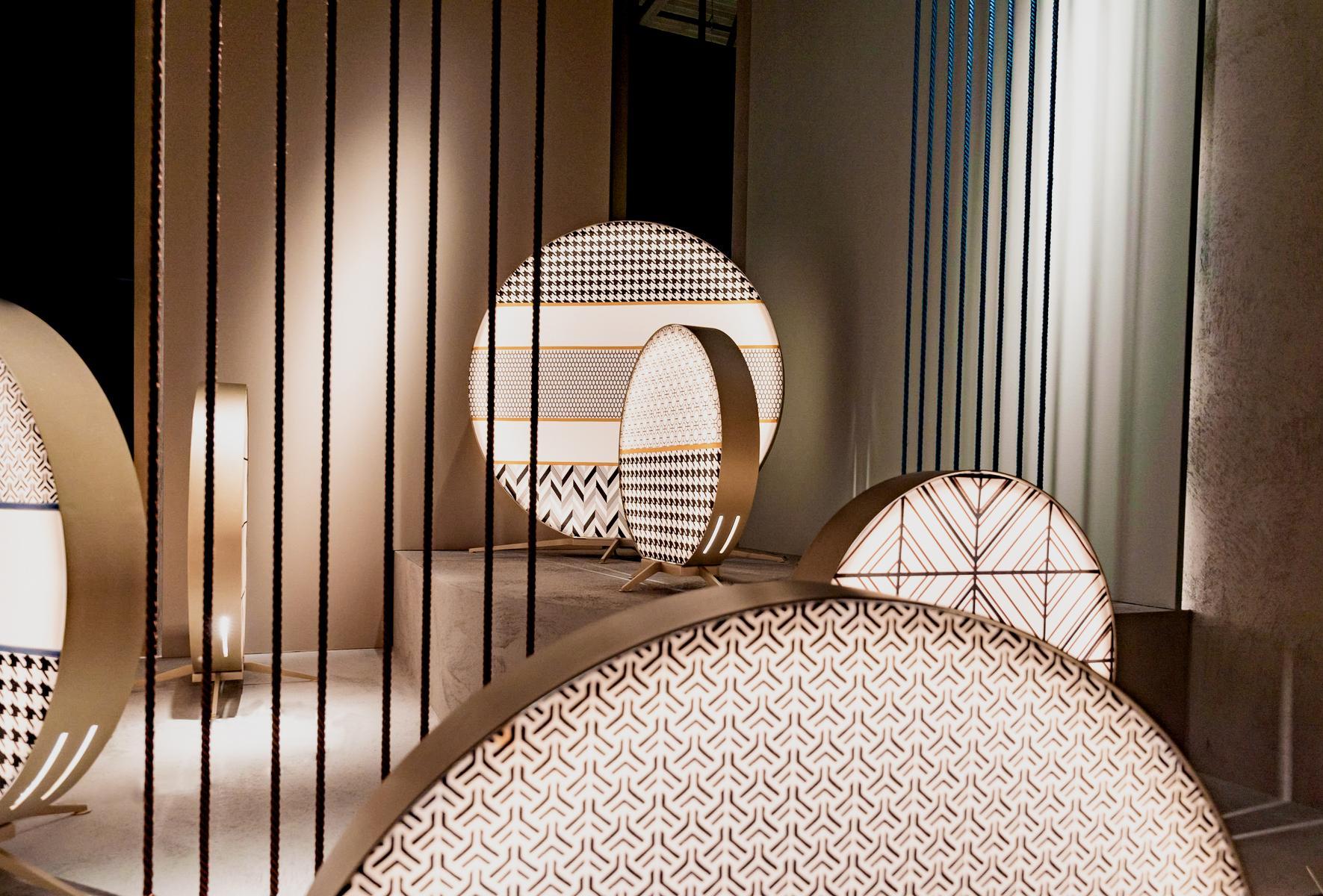 BABU LED fabric floor lamp