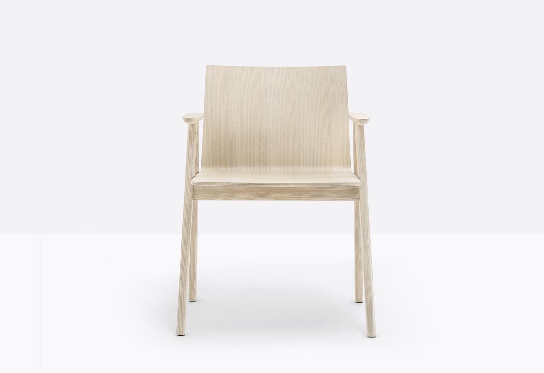 OSAKA 2815 Ash chair with armrests