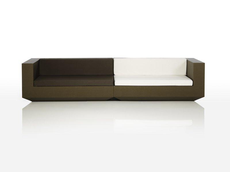 VELA L Corner polyethylene garden sofa