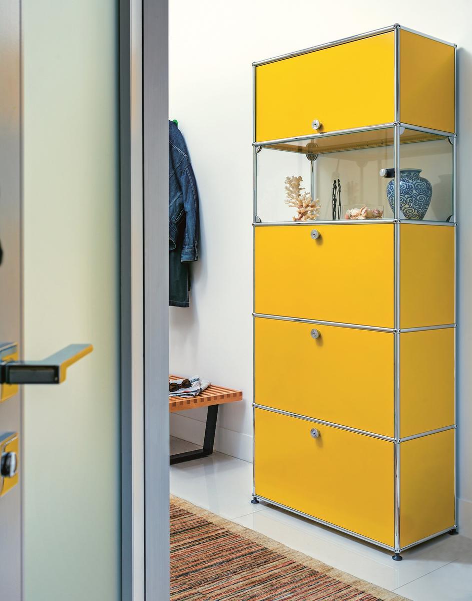 HALLER LIVING ROOM STORAGE Sectional metal chest of drawers