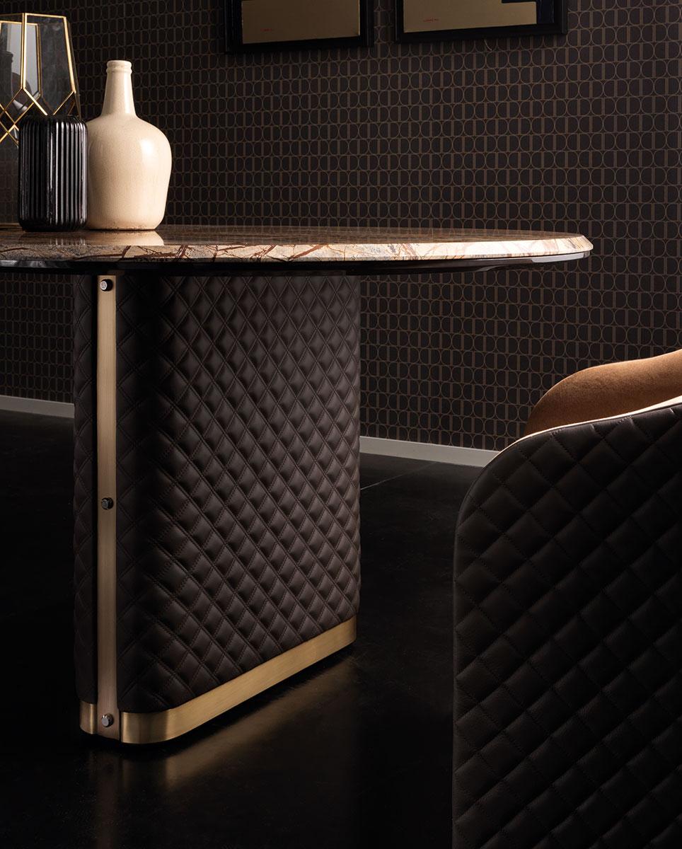 ALFRED Square leather table
