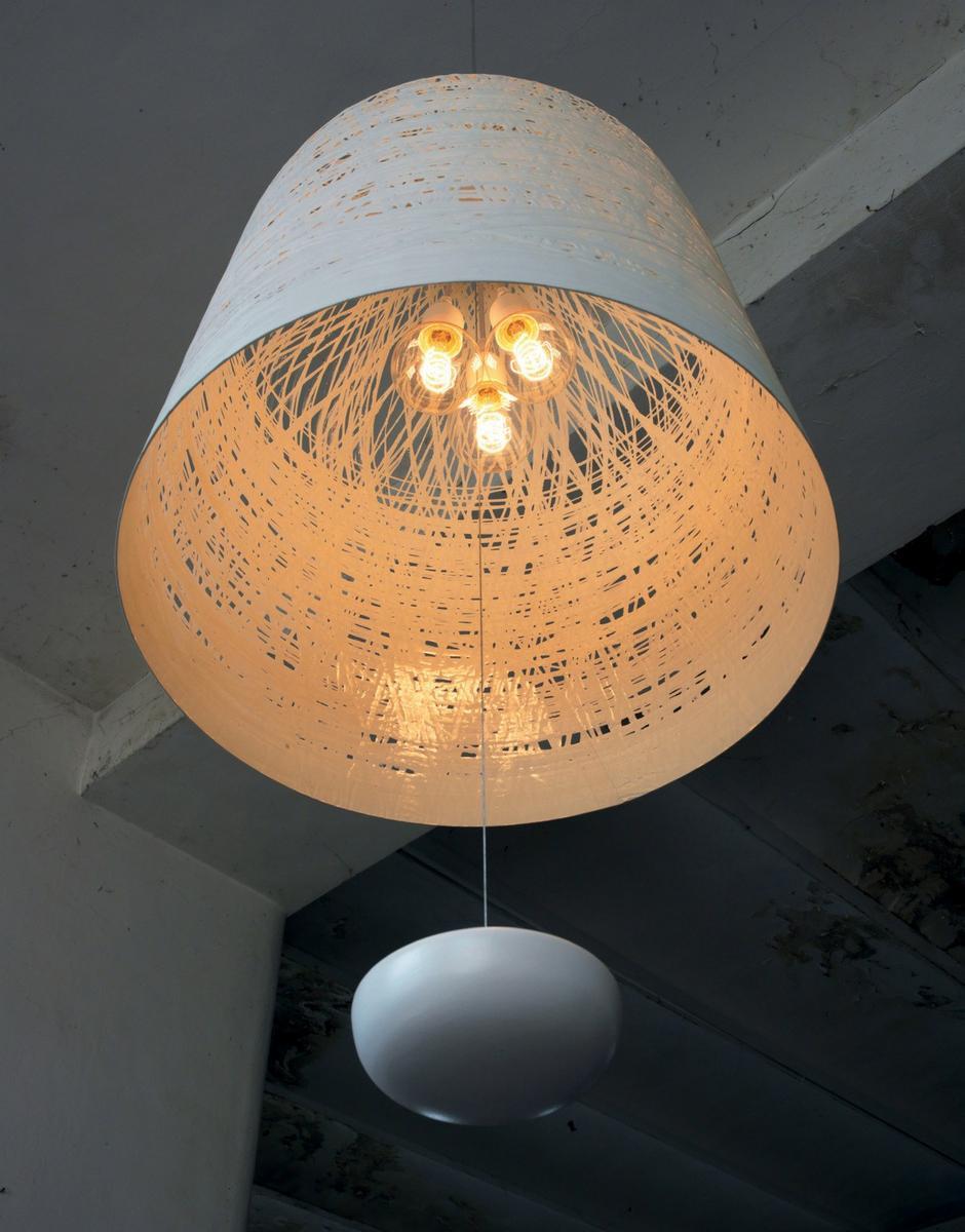 BLACKOUT Cocoon resin pendant lamp