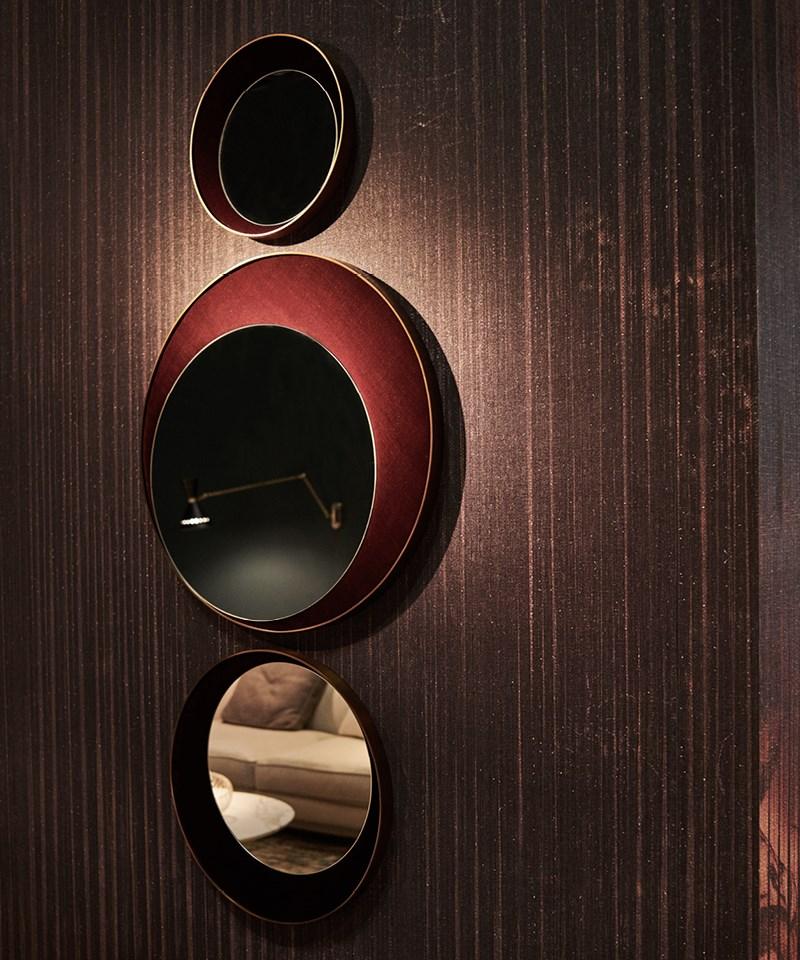 ECLIPSE Round wall-mounted mirror