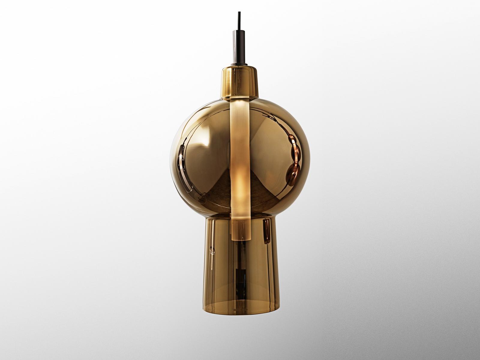 BILBO LED direct light glass pendant lamp