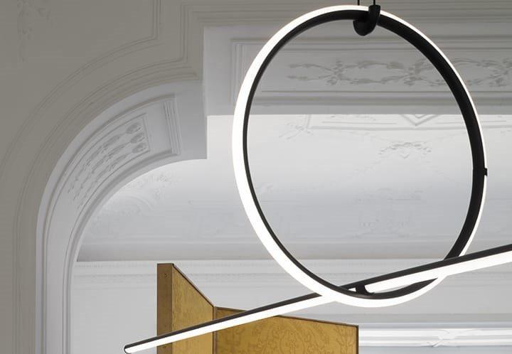 ARRANGEMENTS LINE LED powder coated aluminium pendant lamp