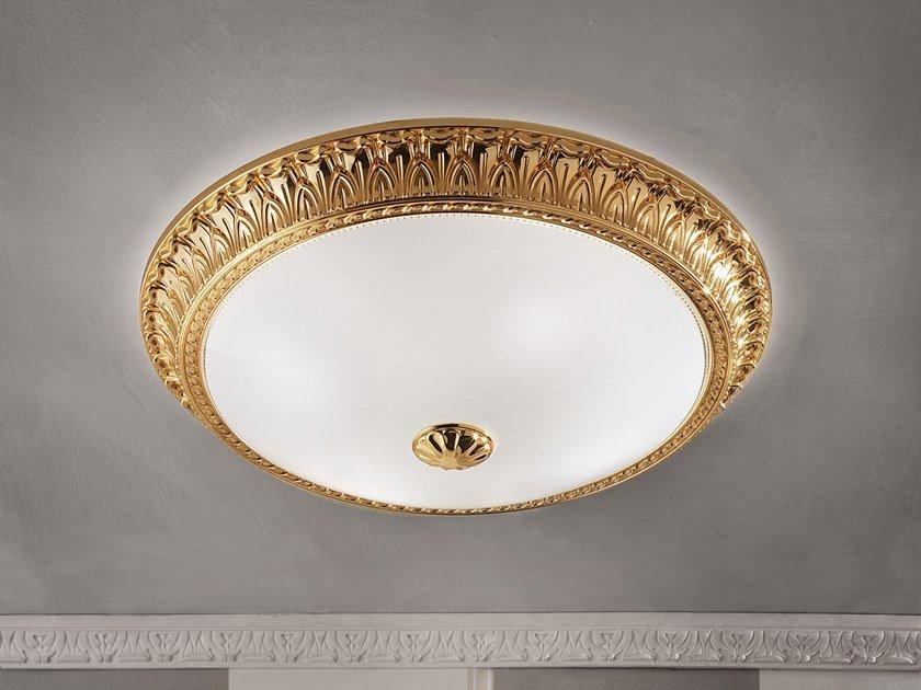 BRASS &AMP; SPOTS VE 1081 Incandescent brass ceiling light