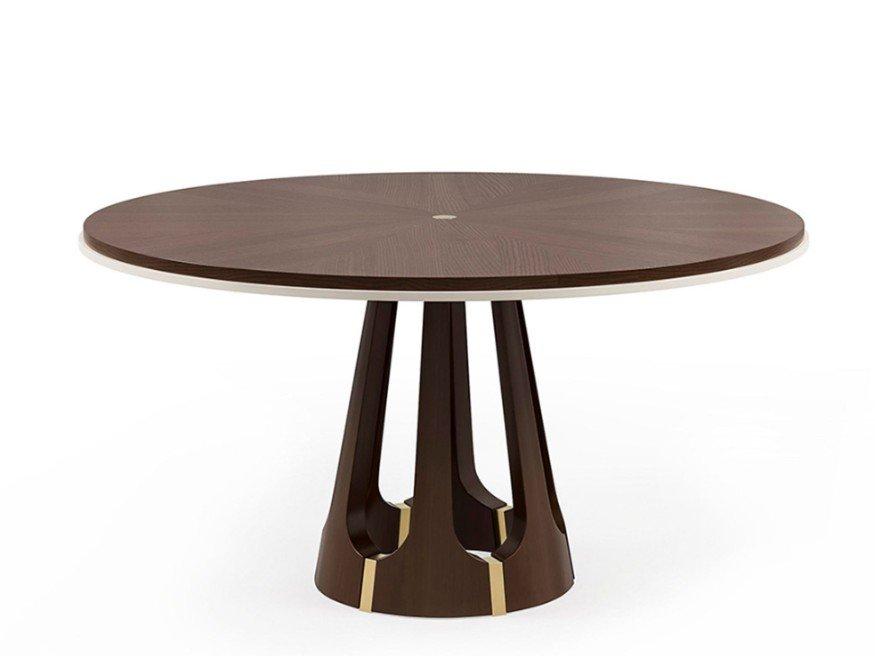 PR.390 Round cherry wood table