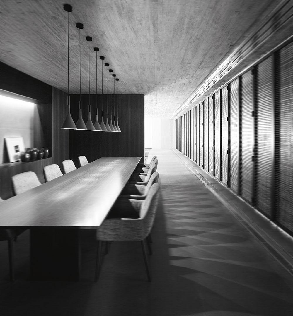 APLOMB Concrete pendant lamp