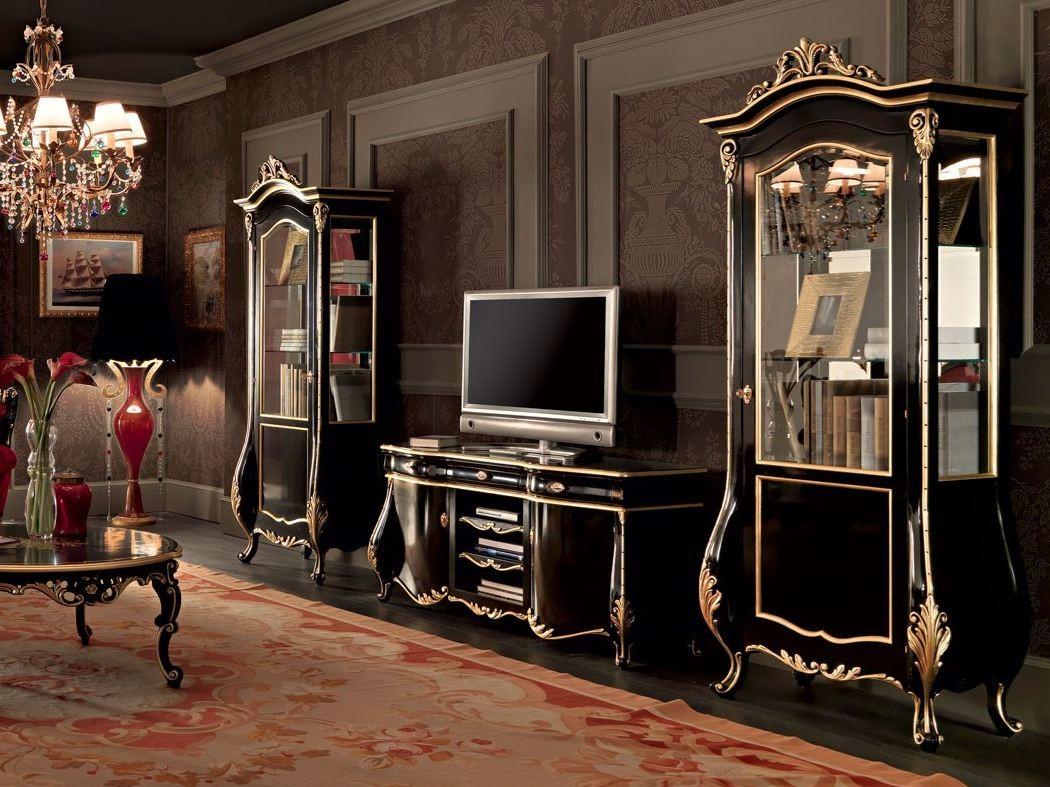 11108 Solid wood display cabinet
