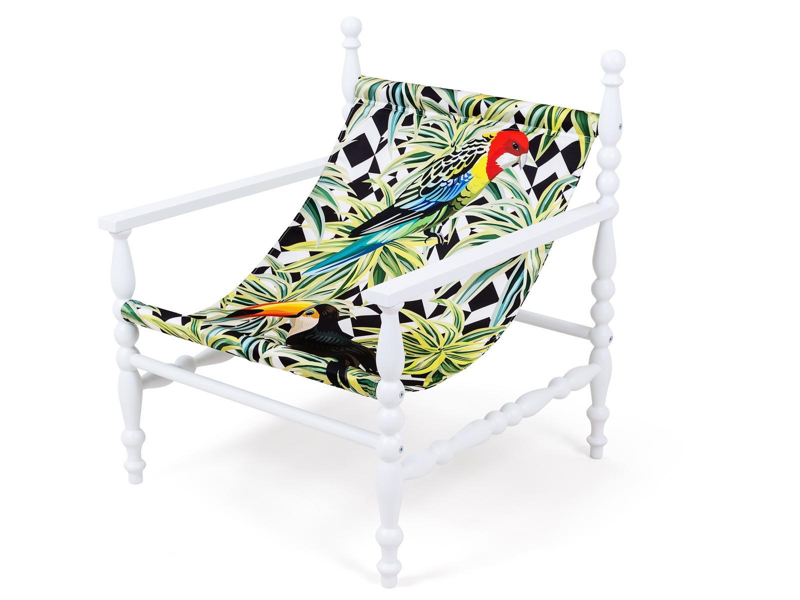 HERITAGE Polyester easy chair with armrests