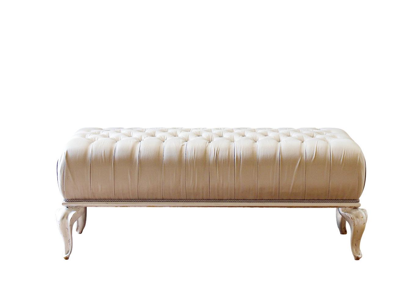 VITTORIA Tufted upholstered bench