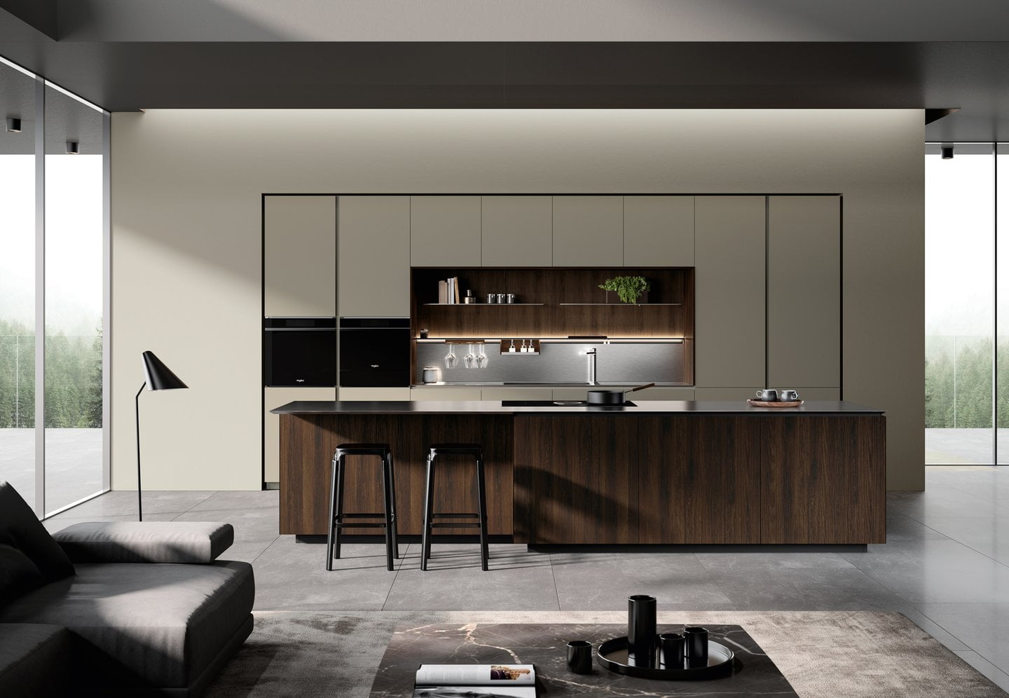 OBLIQUA Veneer kitchen