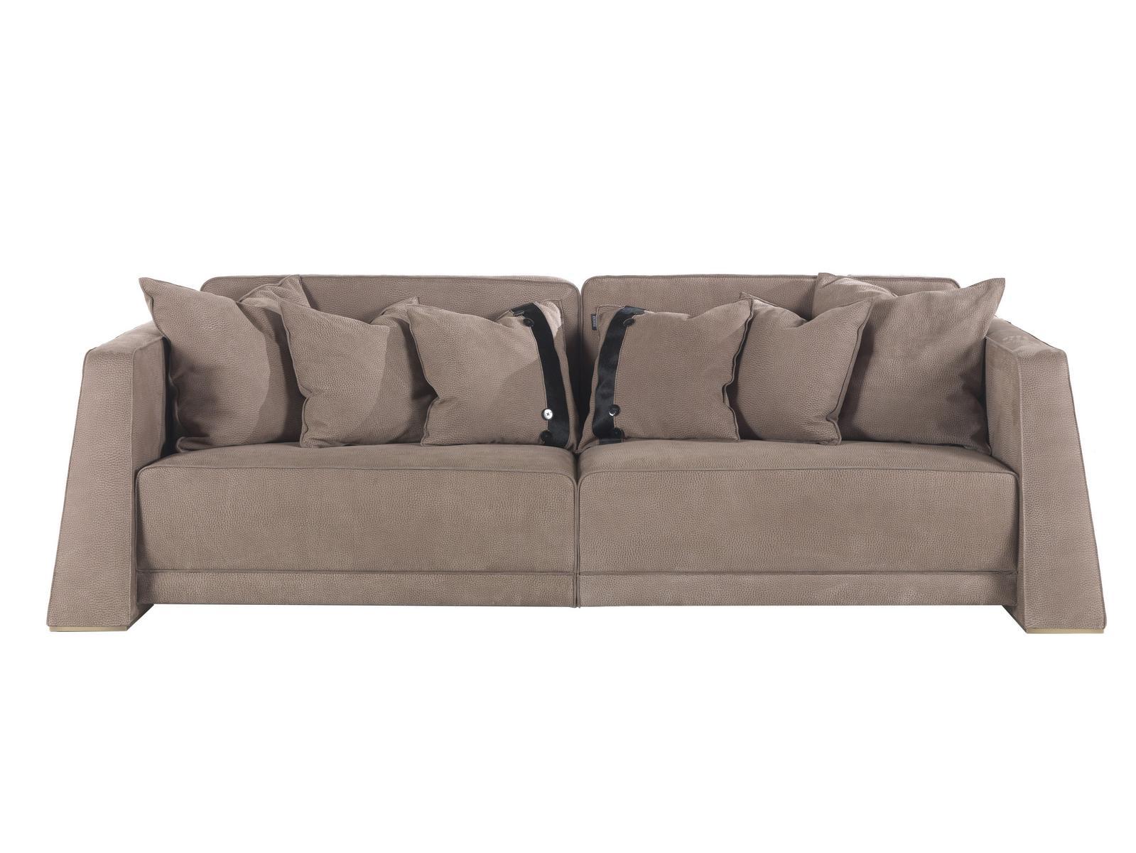 KILT 3 seater leather sofa