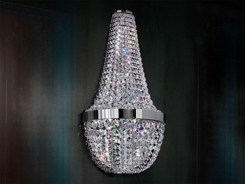 IMPERO &AMP; DECO VE 864 A4 Chrome plated wall light with crystals