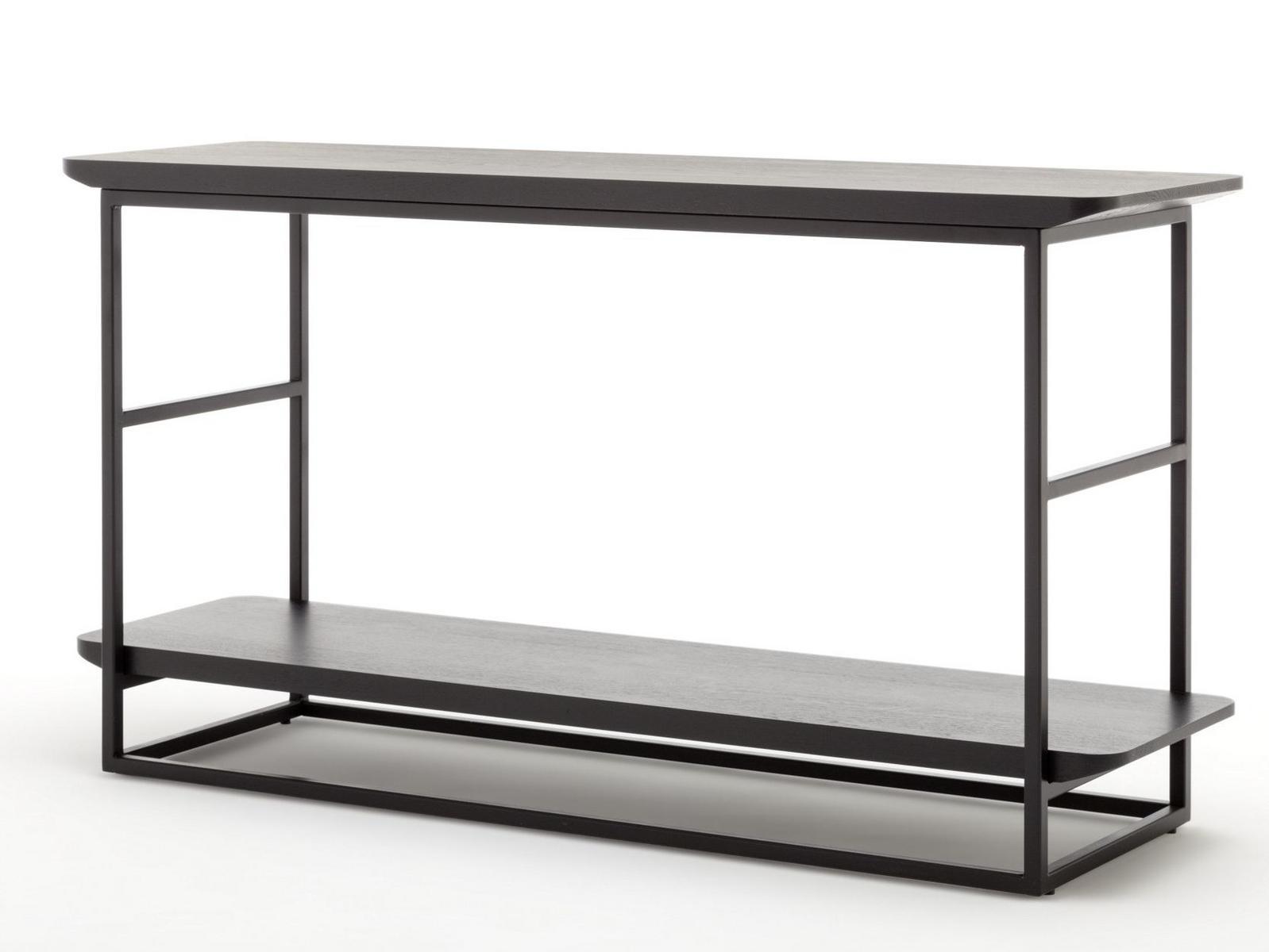 987 Rectangular wooden high side table