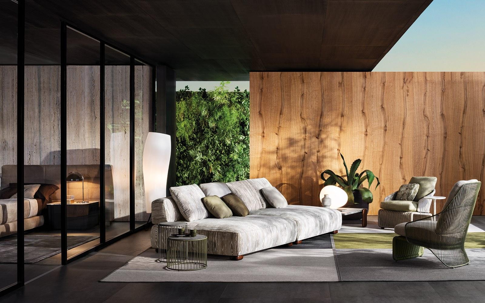FLORIDA Sectional fabric garden sofa