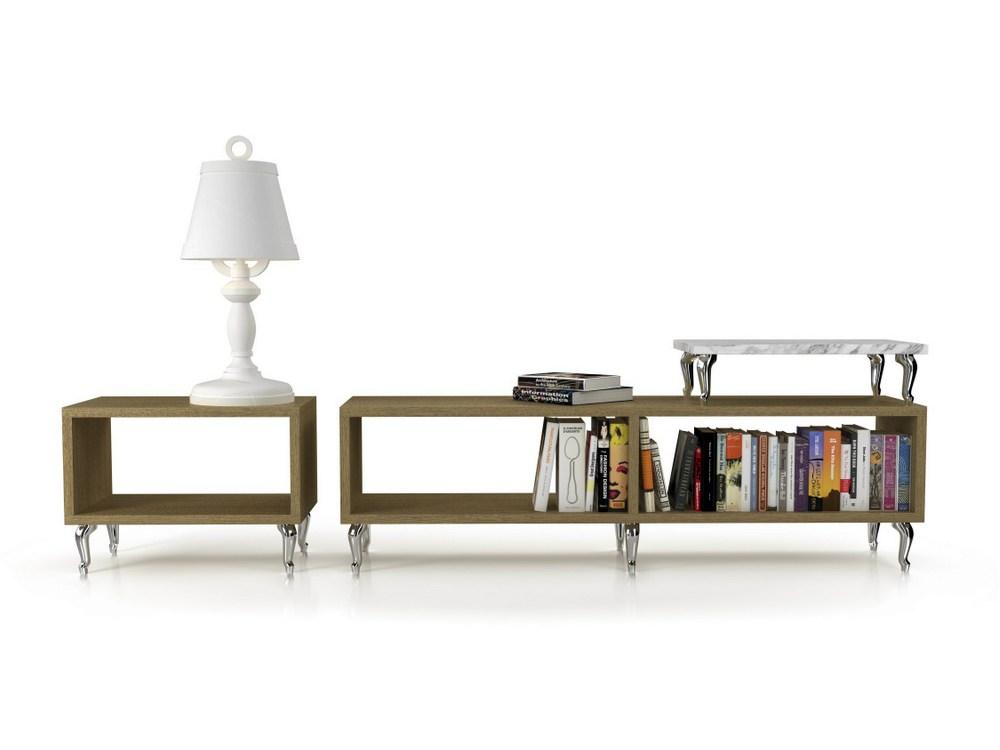 BASSOTTI Low natural stone coffee table