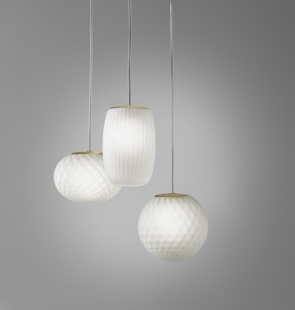 EVY LED blown glass pendant lamp