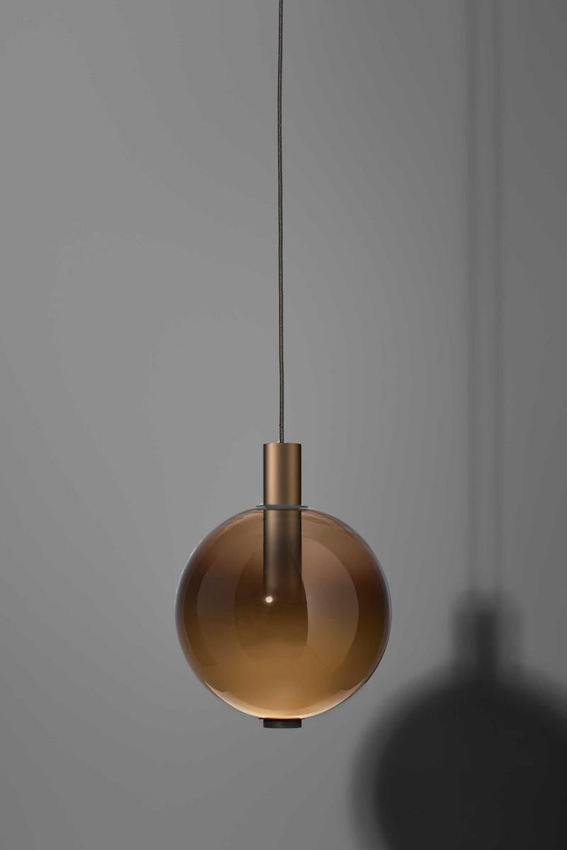 BEAM STICK NUANCE LED blown glass pendant lamp