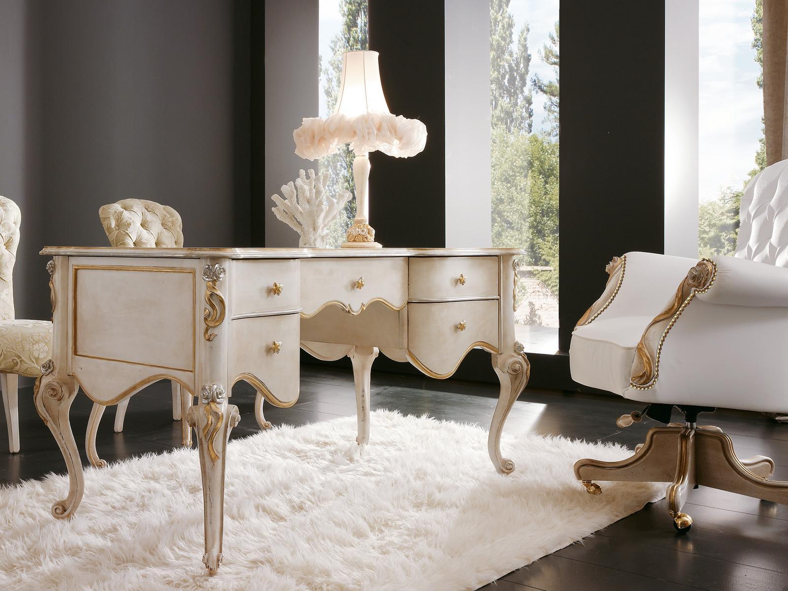 BOLTERO Writing desk with drawers