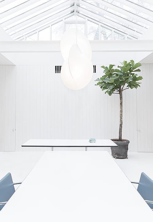 COCOON OVERLAP LED cocoon resin pendant lamp with dimmer