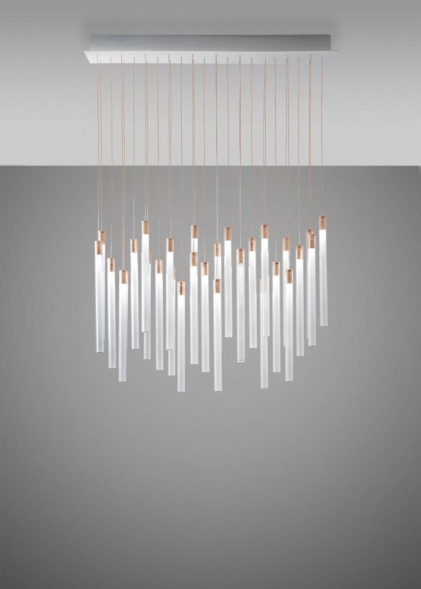 MULTISPOT TOOBY LED Borosilicate glass pendant lamp