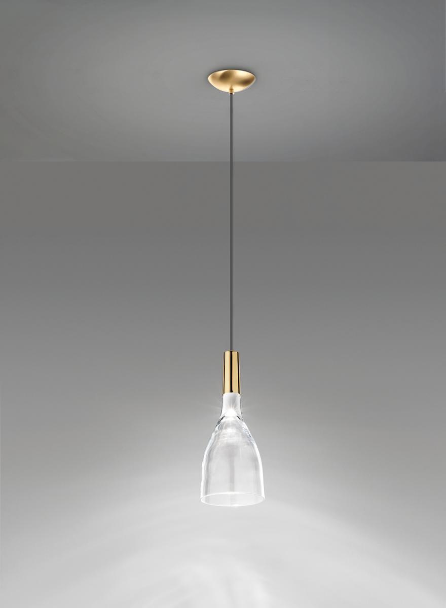 SCINTILLA LED direct light glass pendant lamp