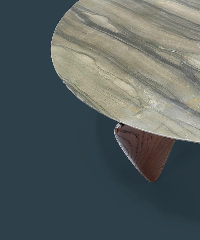 BROCK Carrara marble coffee table