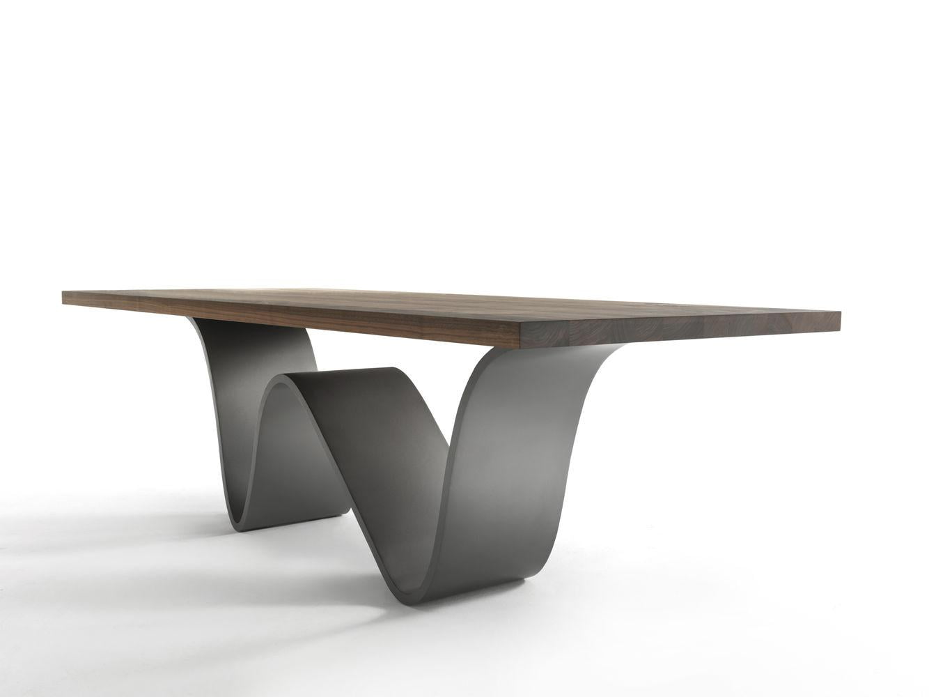 BREE E ONDA Rectangular wood table