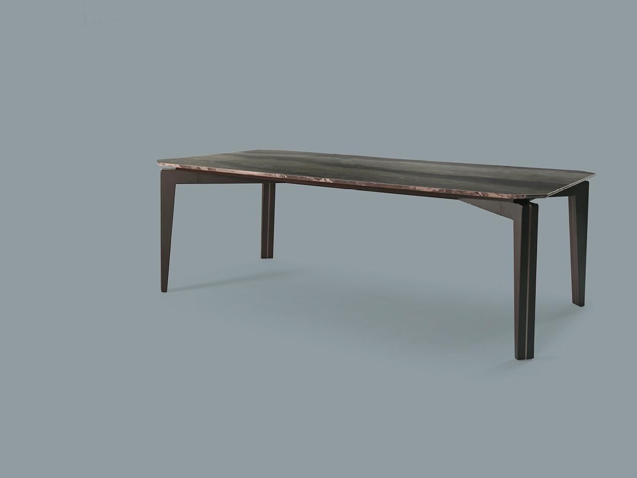 CURZIO Rectangular marble dining table