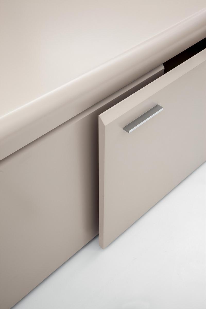 GOYA Melamine-faced chipboard sideboard with integrated lighting