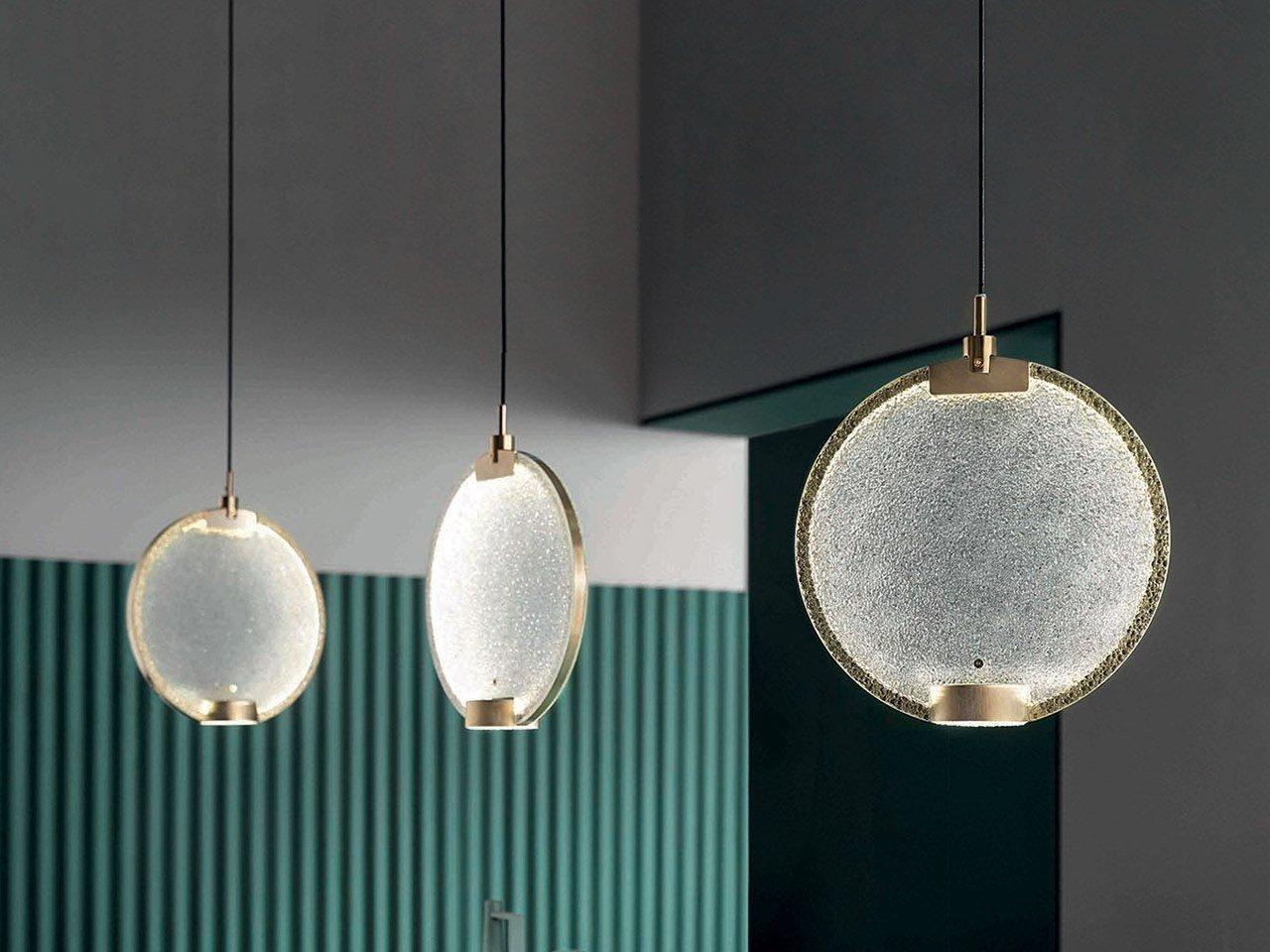 HORO S1 LED glass pendant lamp