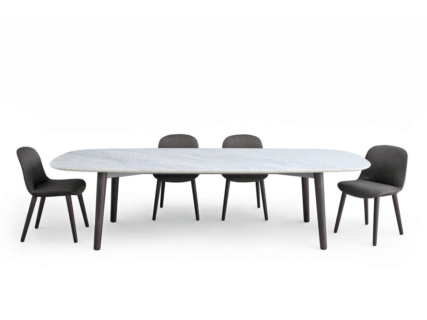 MAD DINING TABLE Rectangular marble table