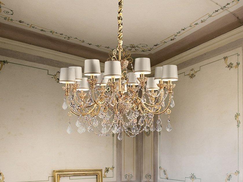 IMPERIAL 12 / IMPERIAL 8 Incandescent chandelier with crystals