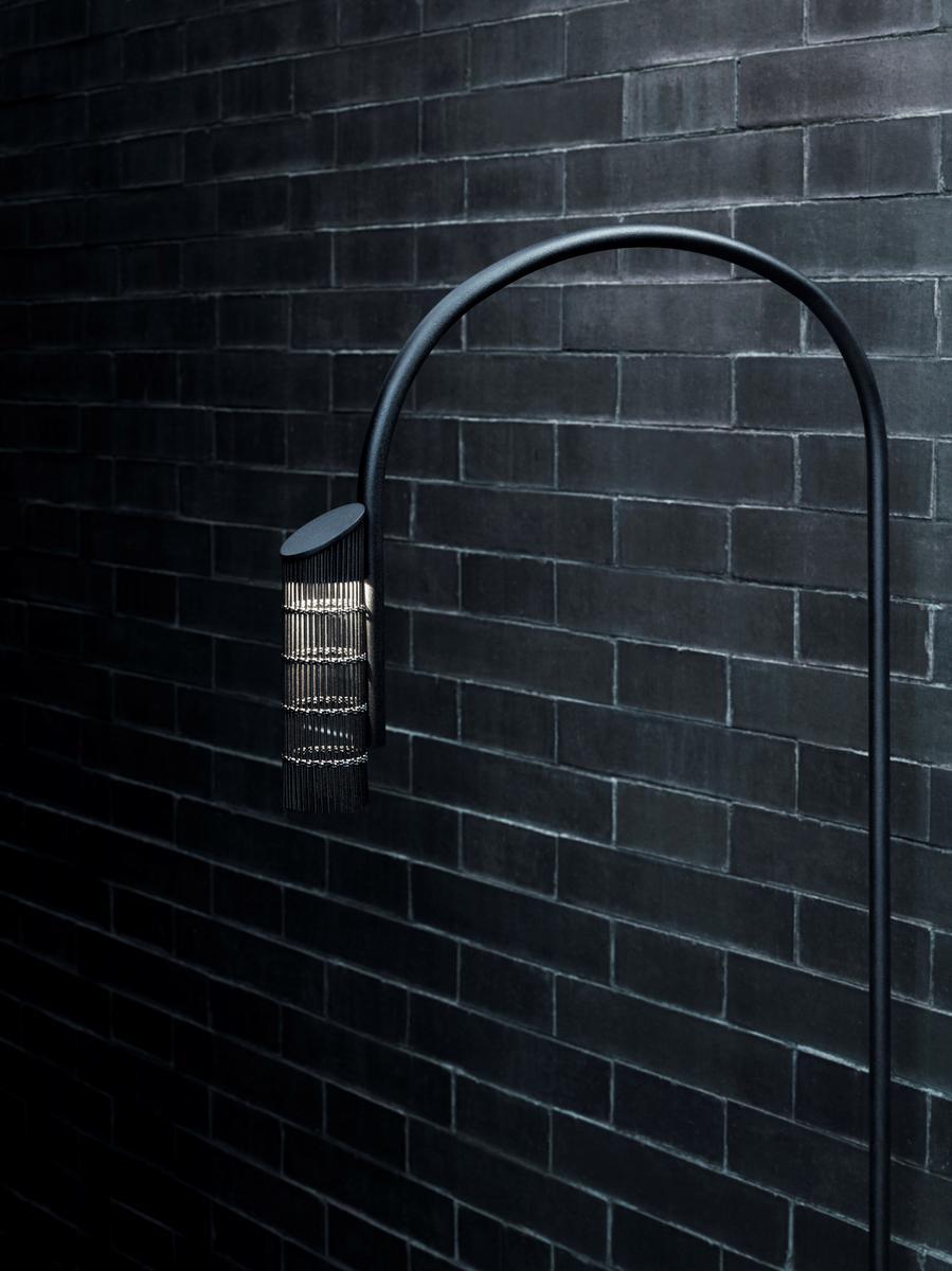 CAULE NEST LED stainless steel floor lamp