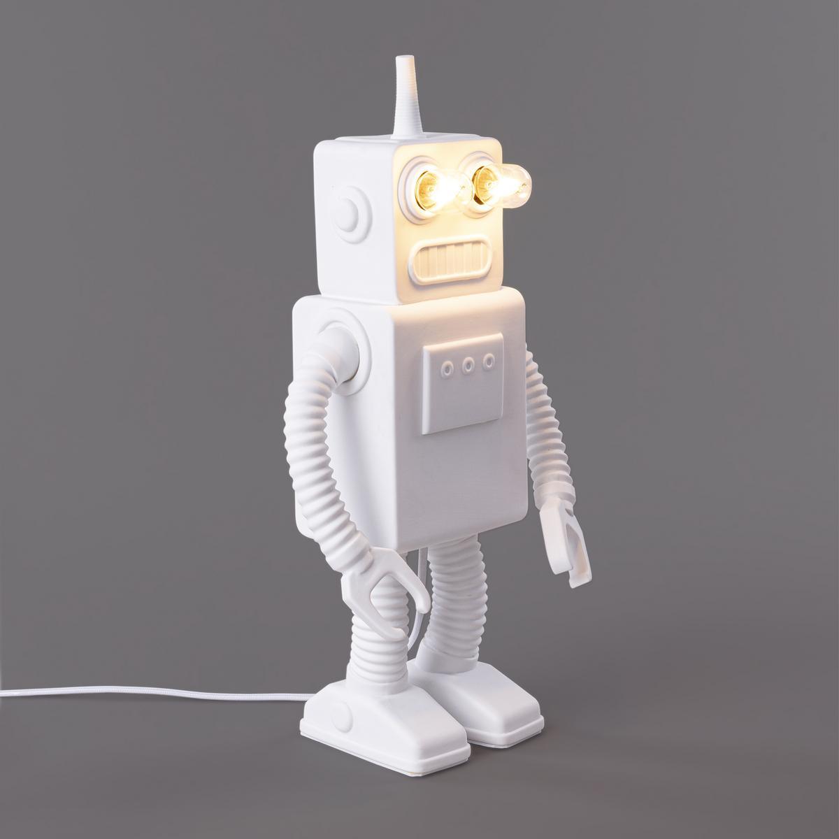 ROBOT LED porcelain table lamp