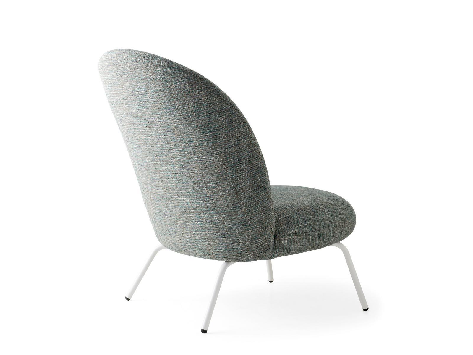 PUFFY Upholstered fabric easy chair