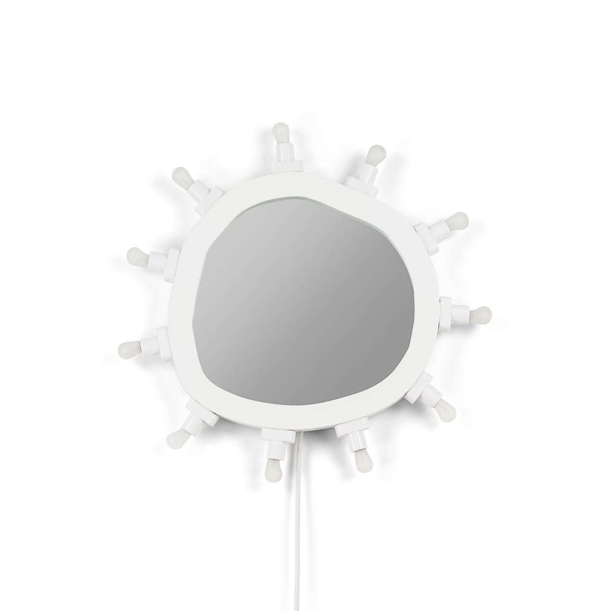 LUMINAIRE SMALL Wall-mounted mirror with integrated lighting
