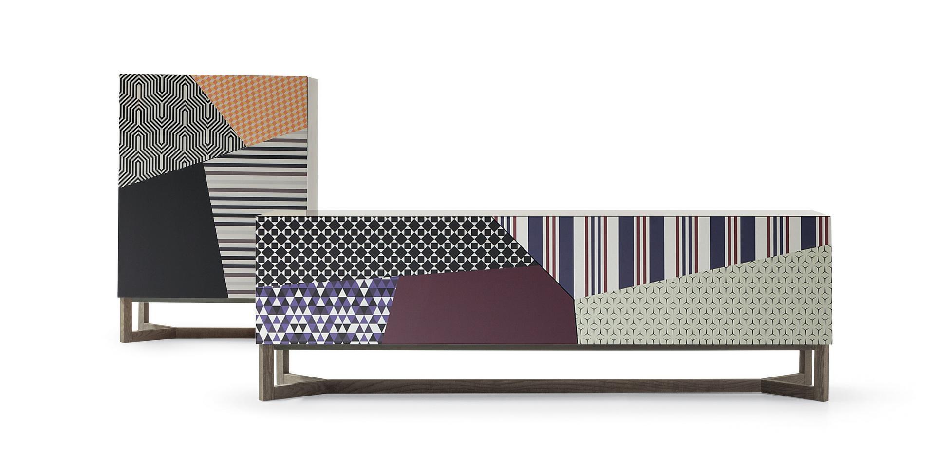 DOPPLER Wooden sideboard with doors