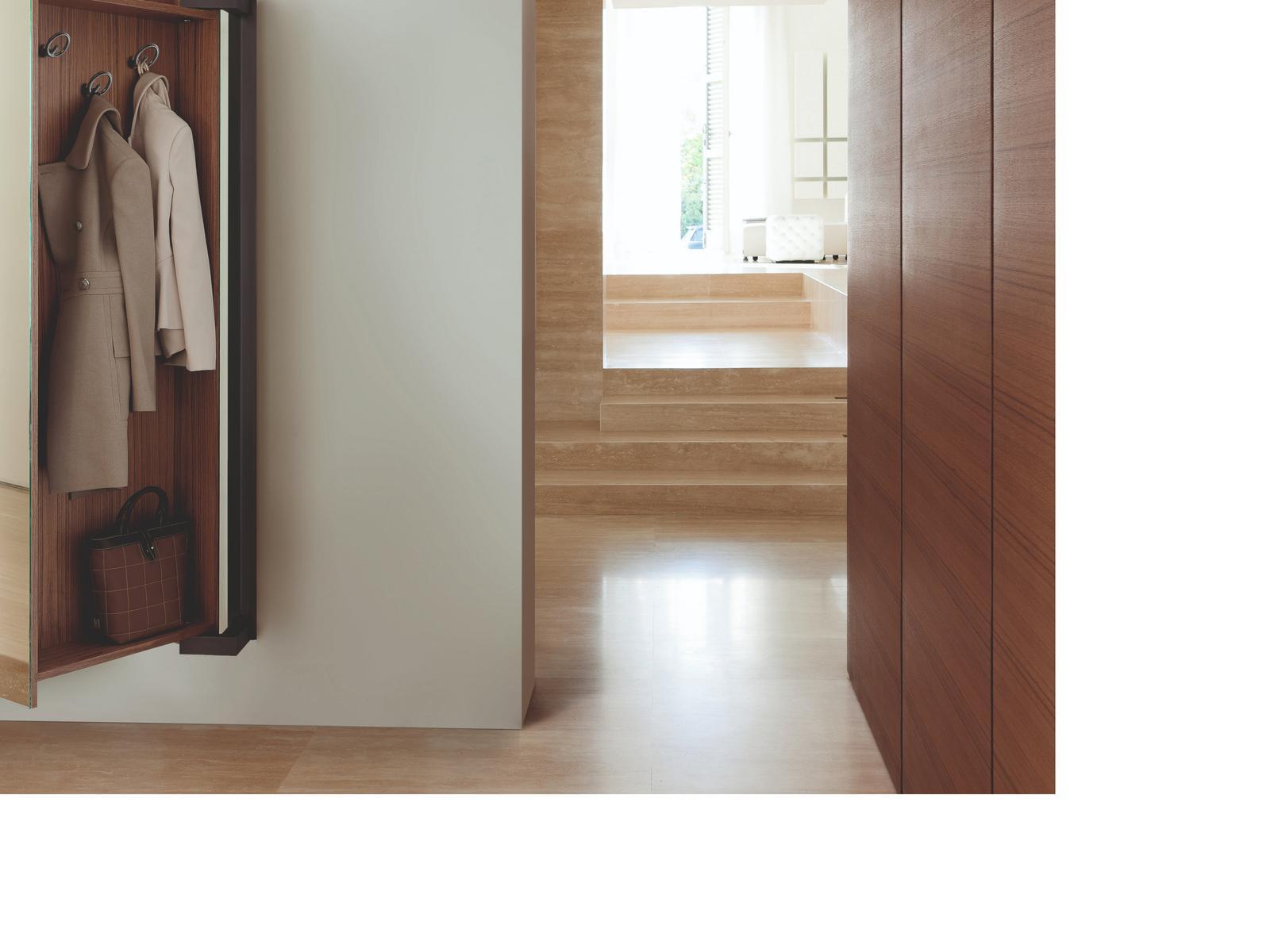 CAMPER Wall-mounted coat rack with mirror